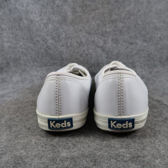Keds Shoes Womens 9 Casual Sneakers Trainers Champion Lace Up Low White Leather - Picture 6 of 13